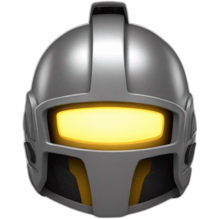 Helmet with light emoji