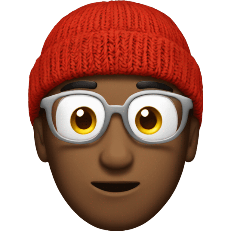 red knit beanie emoji  emoji