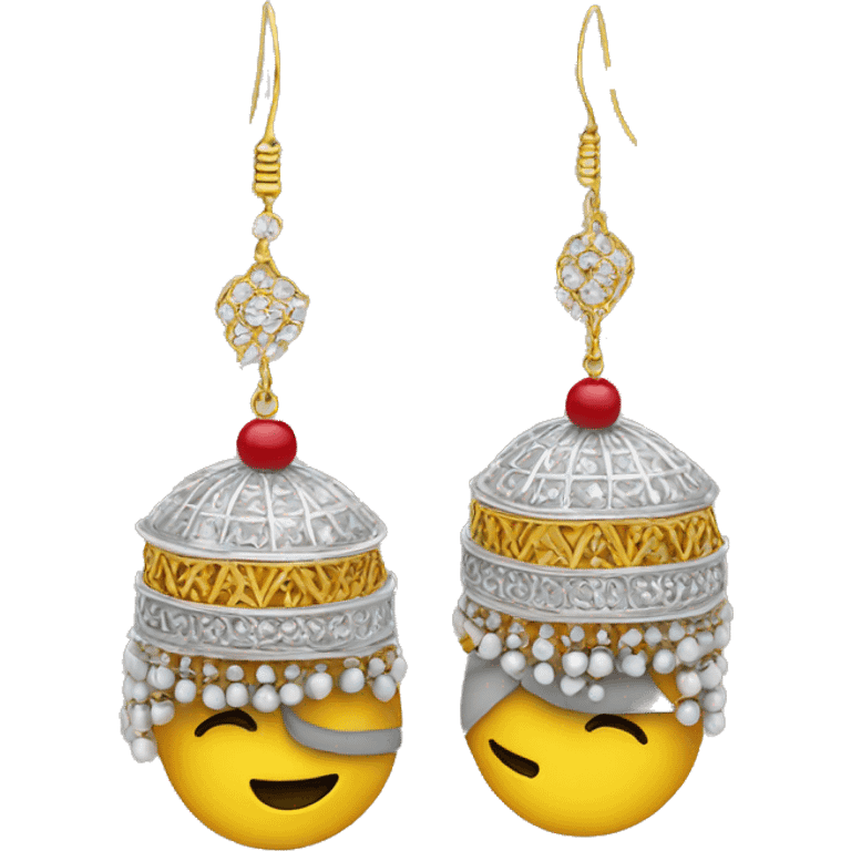 jhumka earrings  emoji