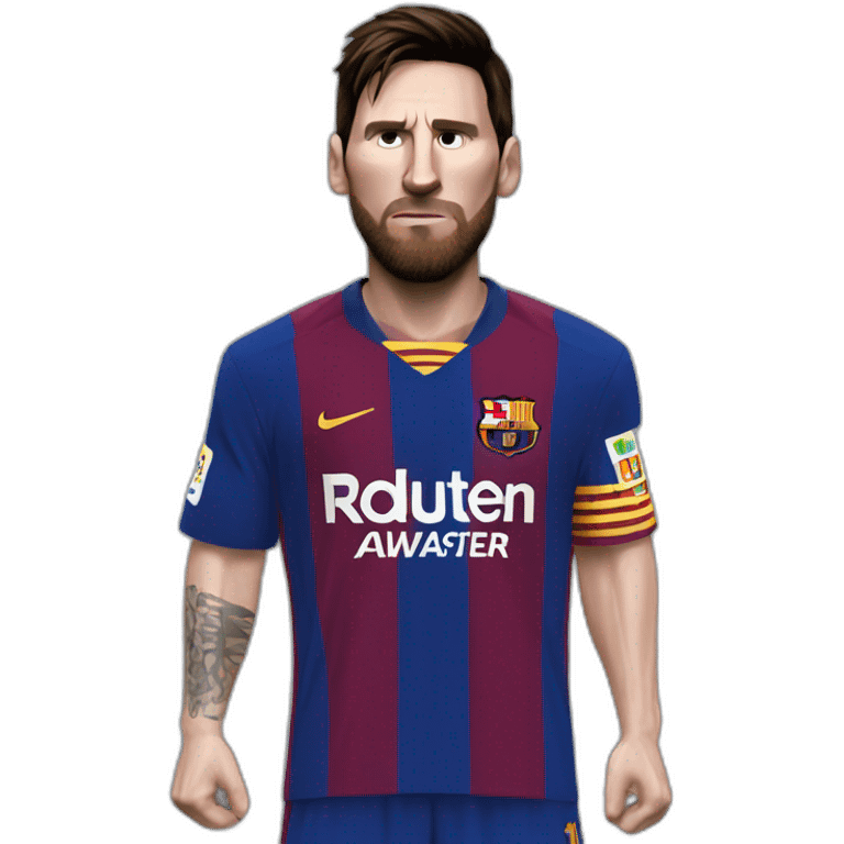 Messi-with-a-gun emoji