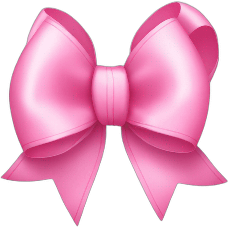 baby pink ribbon bow  emoji