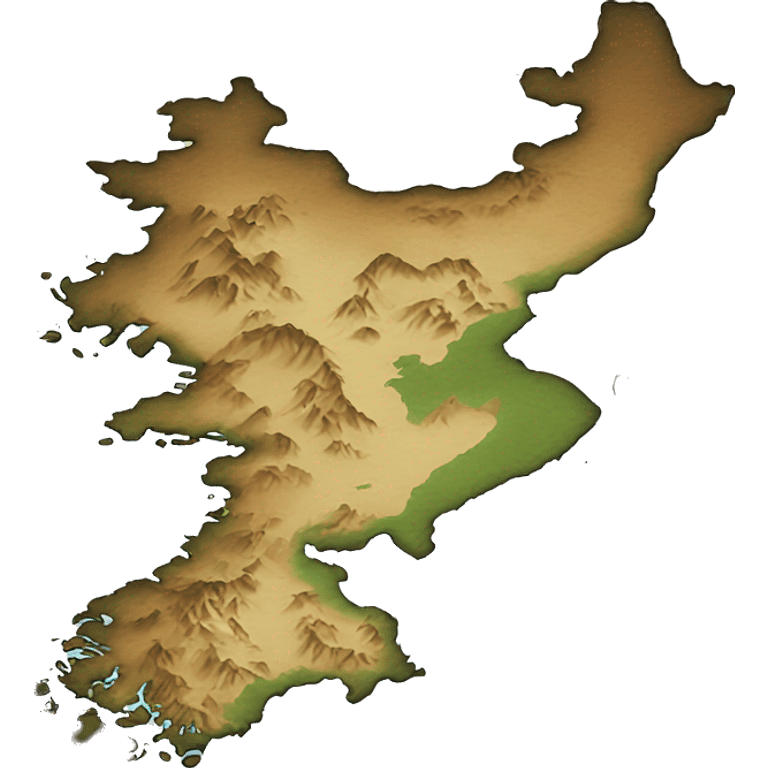 no north korea map emoji