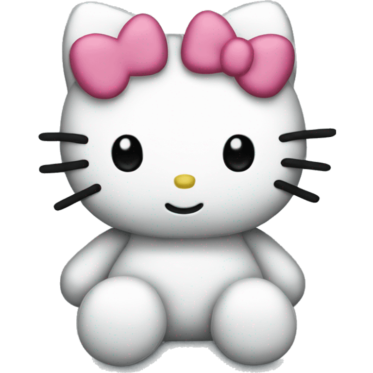 Hello kitty plushie emoji