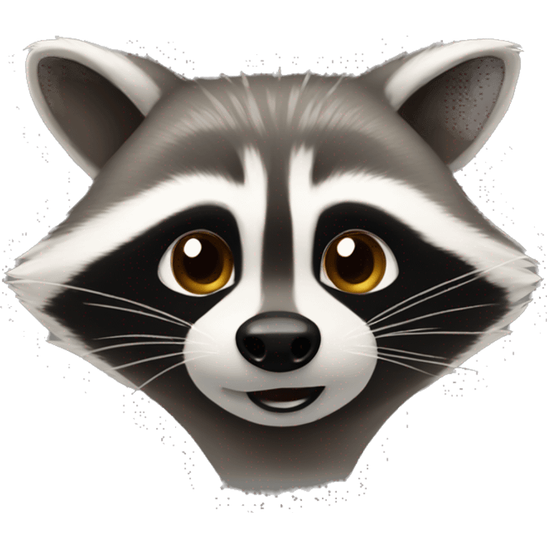 Raccoon with big butt cheeks emoji