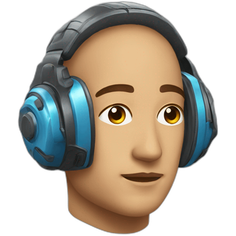 A futuristic ear protector emoji