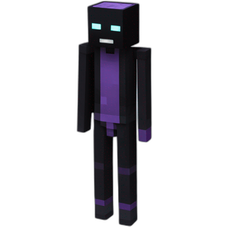 Minecraft enderman emoji