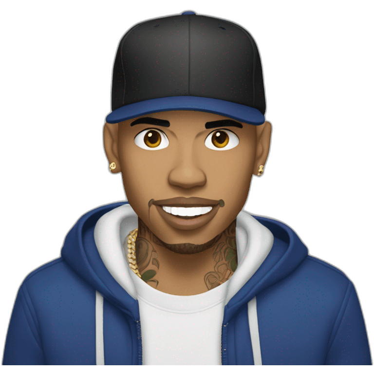 Chris brown emoji