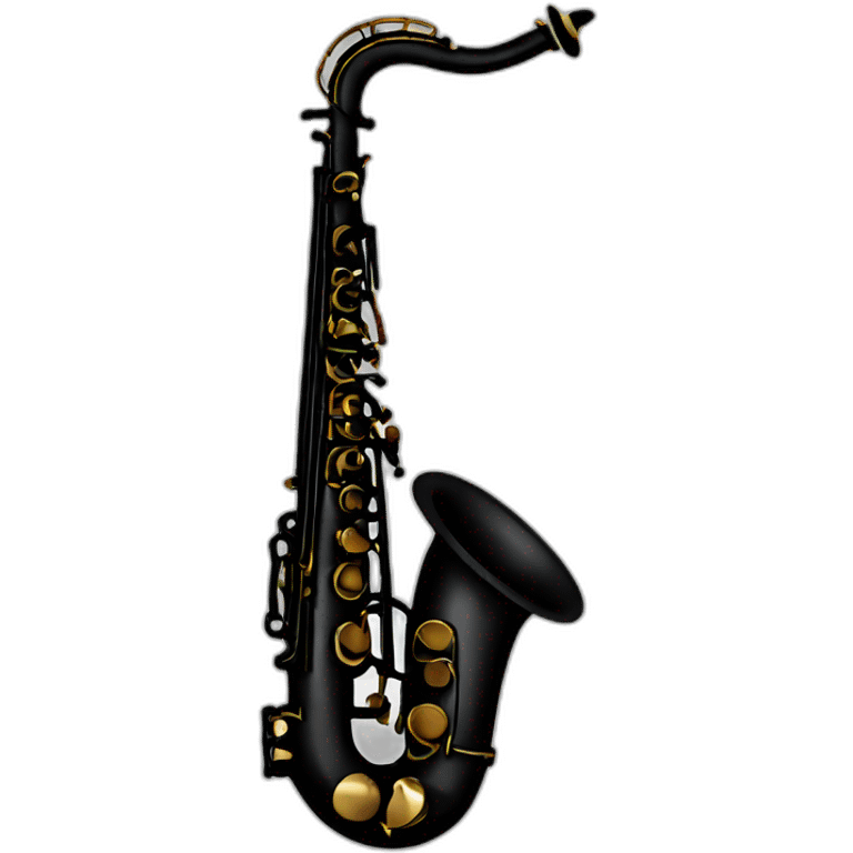 black saxophone emoji