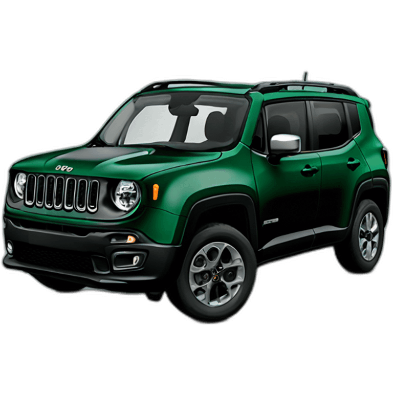 Jeep Renegade dark Green emoji