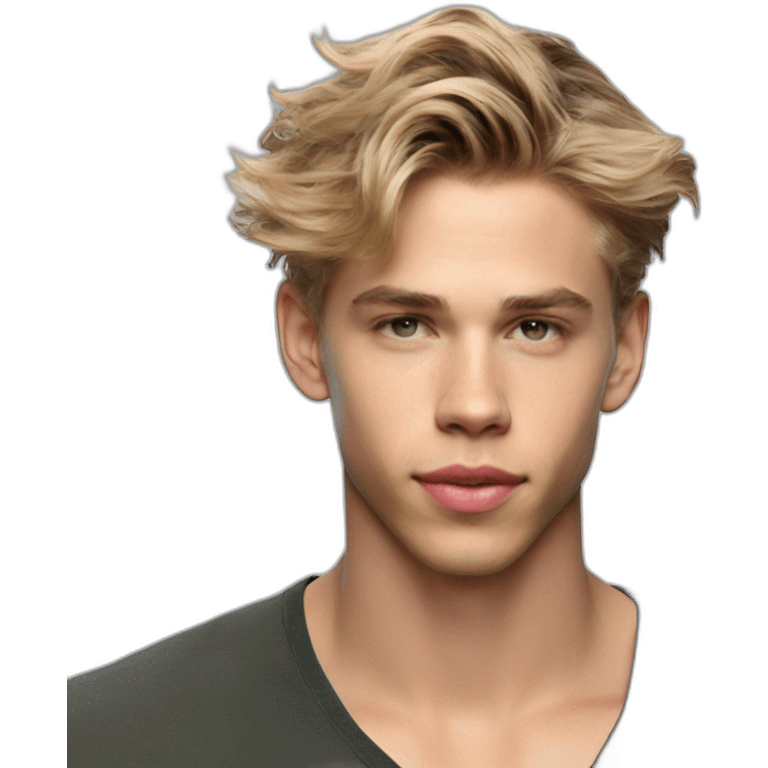 Austin Butler handsome actor dune short hair man emoji