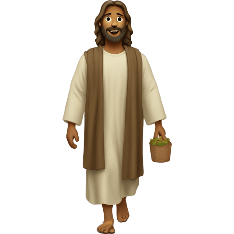 Walking with Jesus emoji