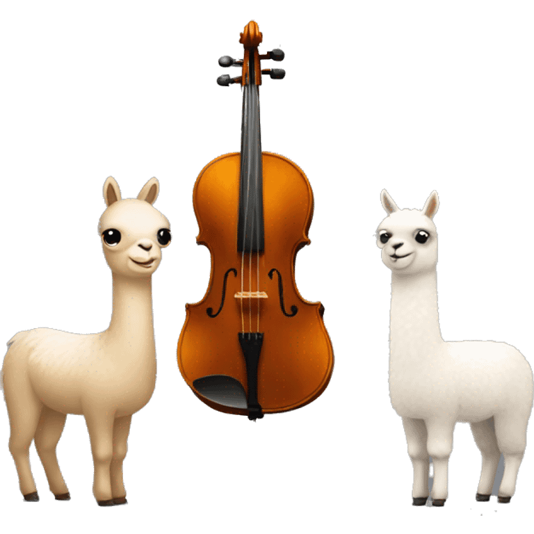 Violonchelo+llamas emoji