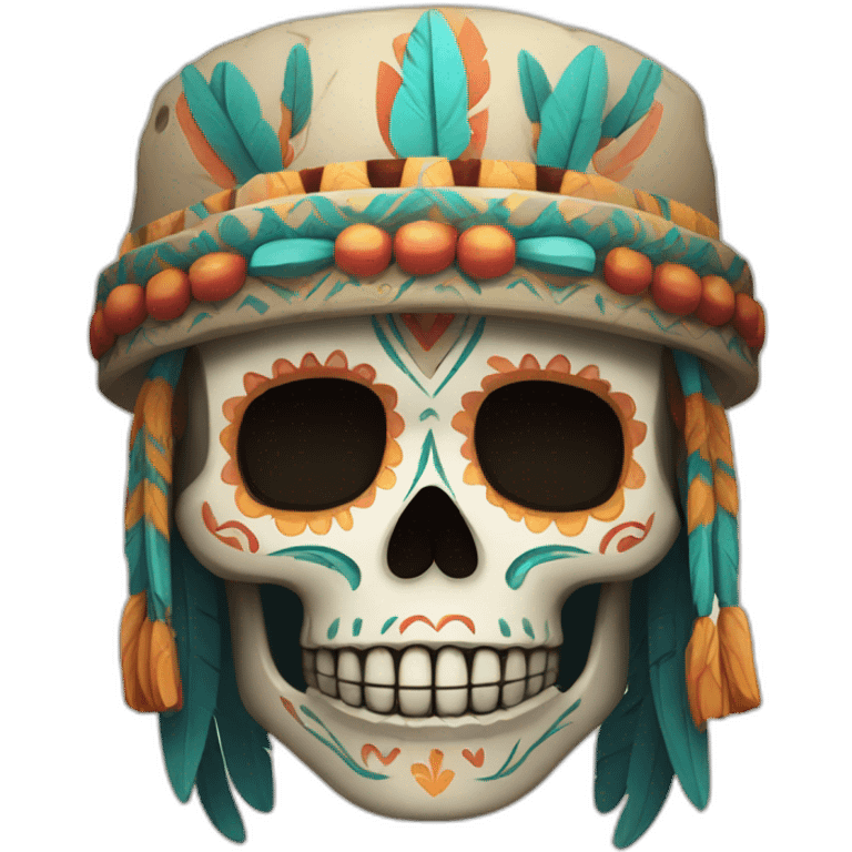 Calavera de indio emoji