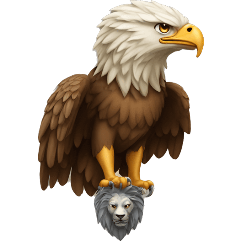 eagle with lion head emoji