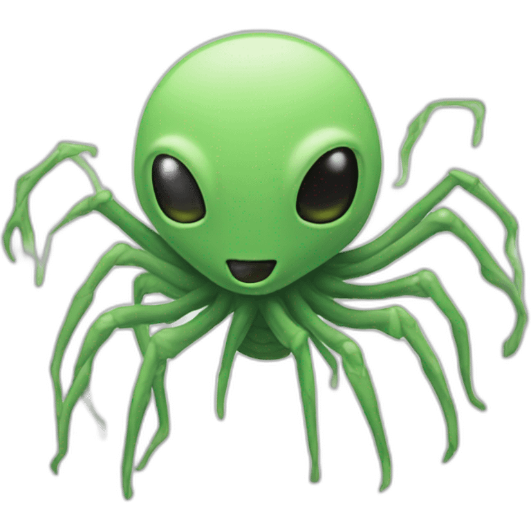 the eight - legged alien emoji