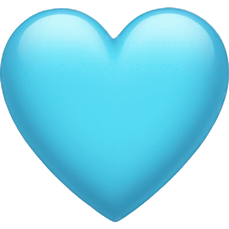 Light blue heart  emoji