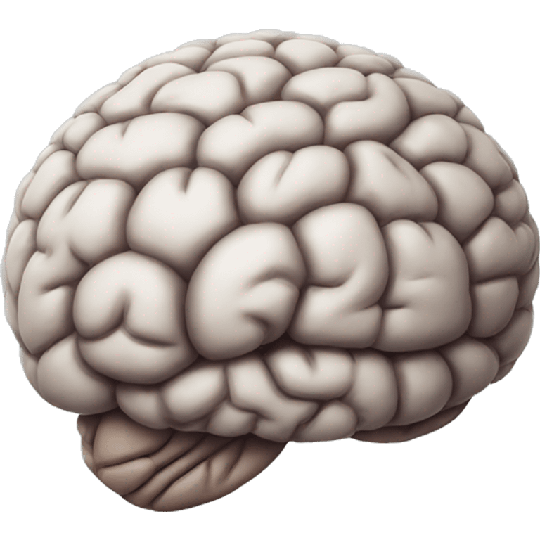 brain with no wrinkles emoji