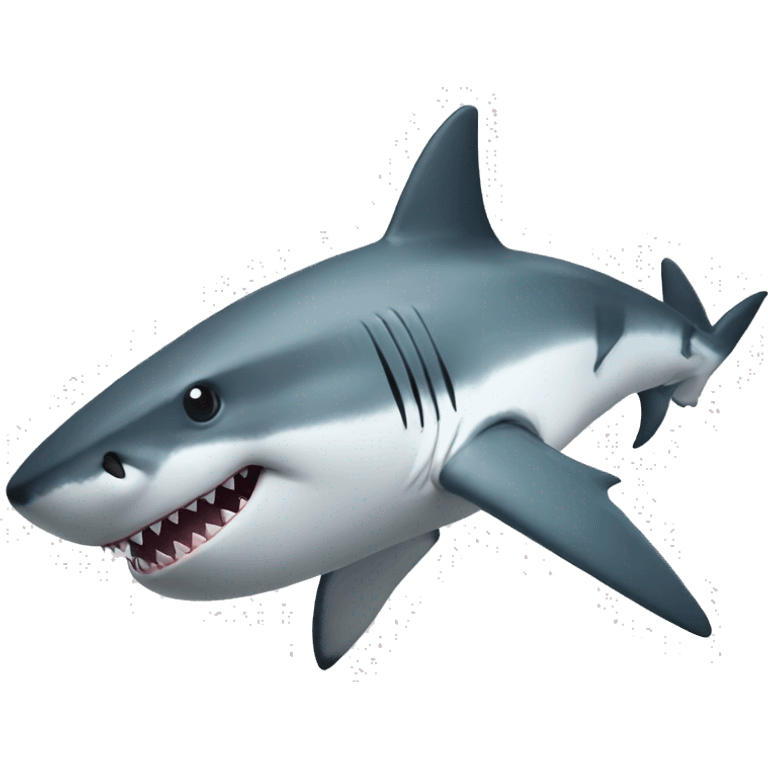 shark with a solana emoji