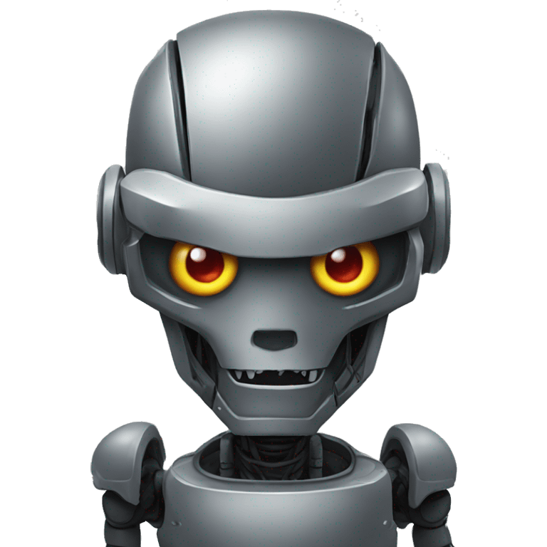 evil robot emoji