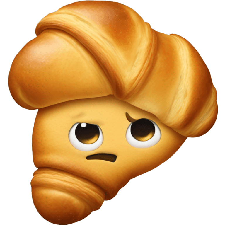 Croissant qui fume  emoji