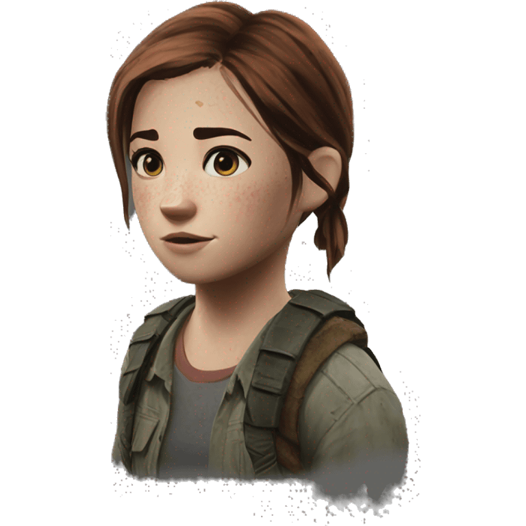 Ellie the last of us Little bit dezoom emoji