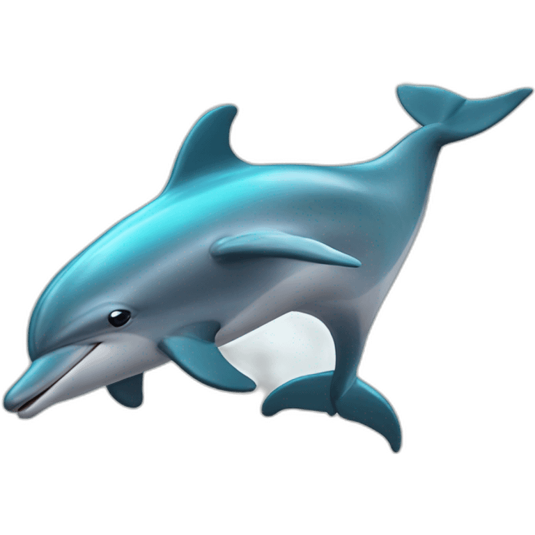 dolphin flying emoji