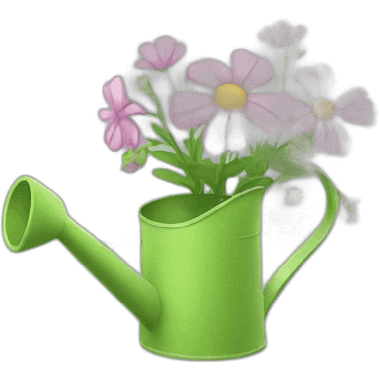 watering can with flowers emoji