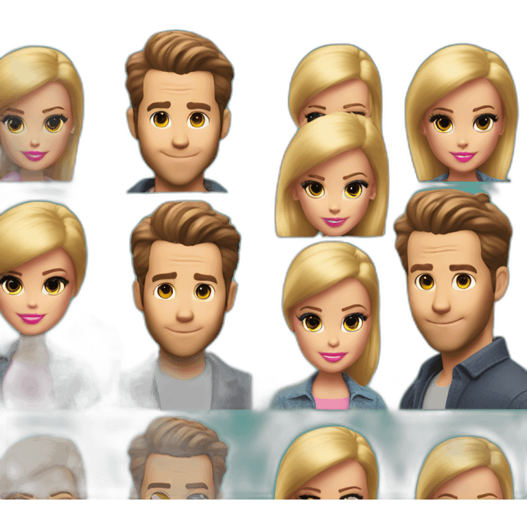 ryan reynolds in barbie movie emoji