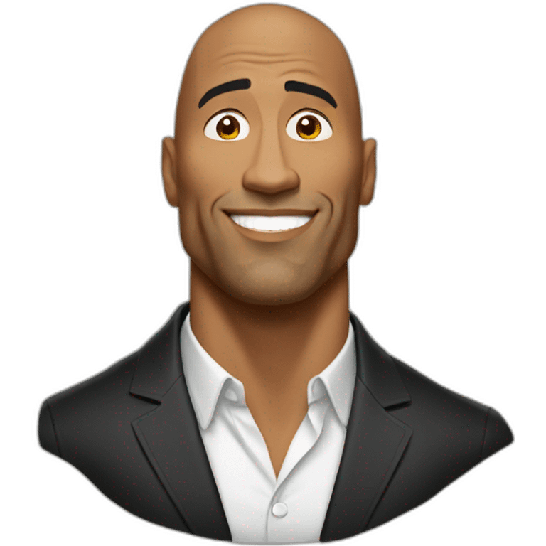 The rock sus emoji