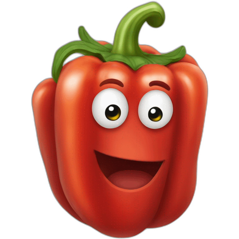 red bell pepper emoji