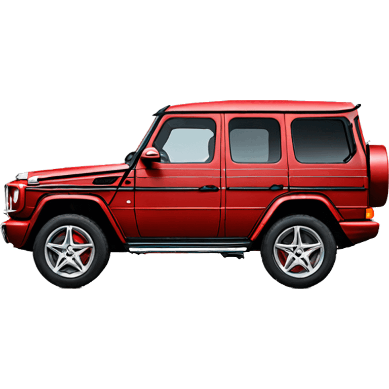 Mercedes-Gclass red  emoji