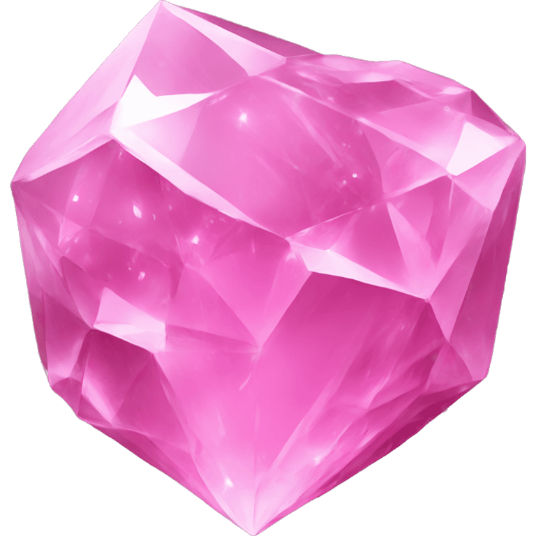 Pink Crystal cluster  emoji