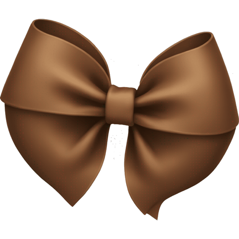 Brown bow emoji