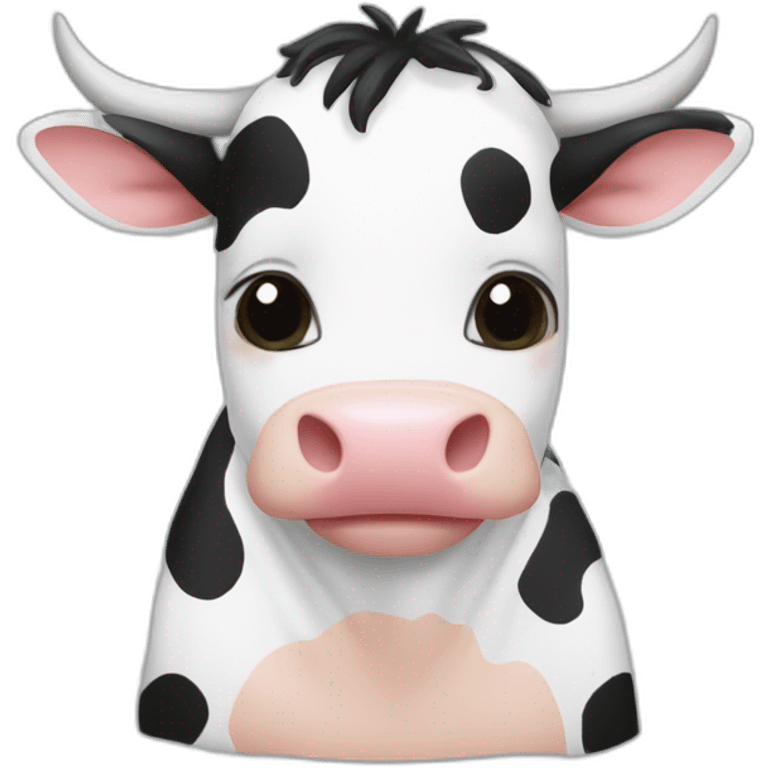 Vache en humain emoji