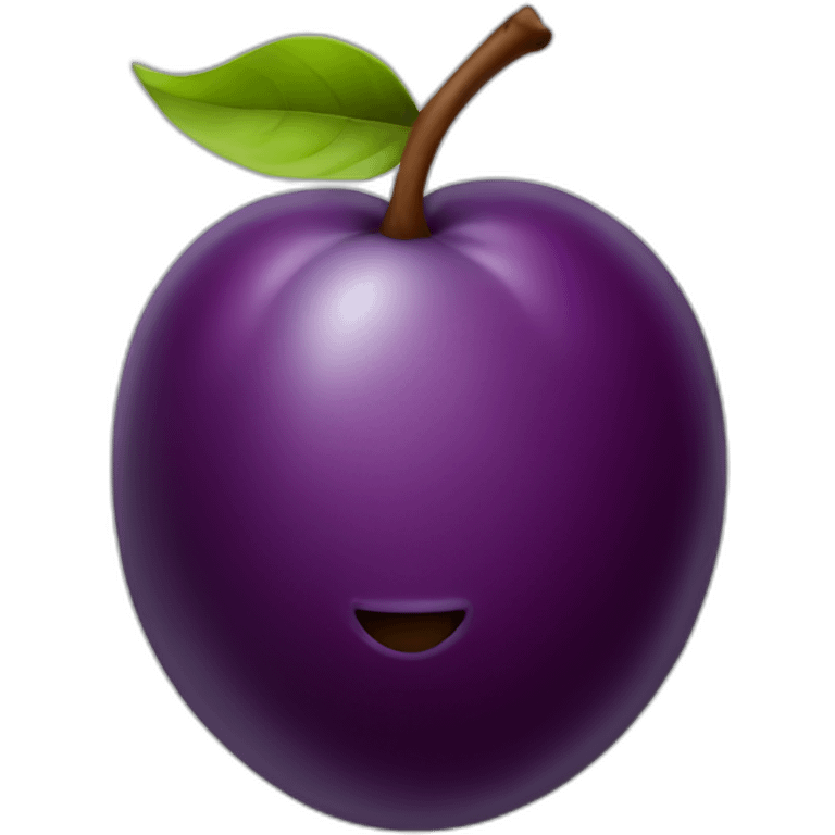 Plum emoji