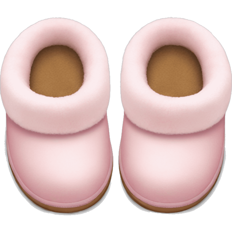 light pink ugg slippers  emoji