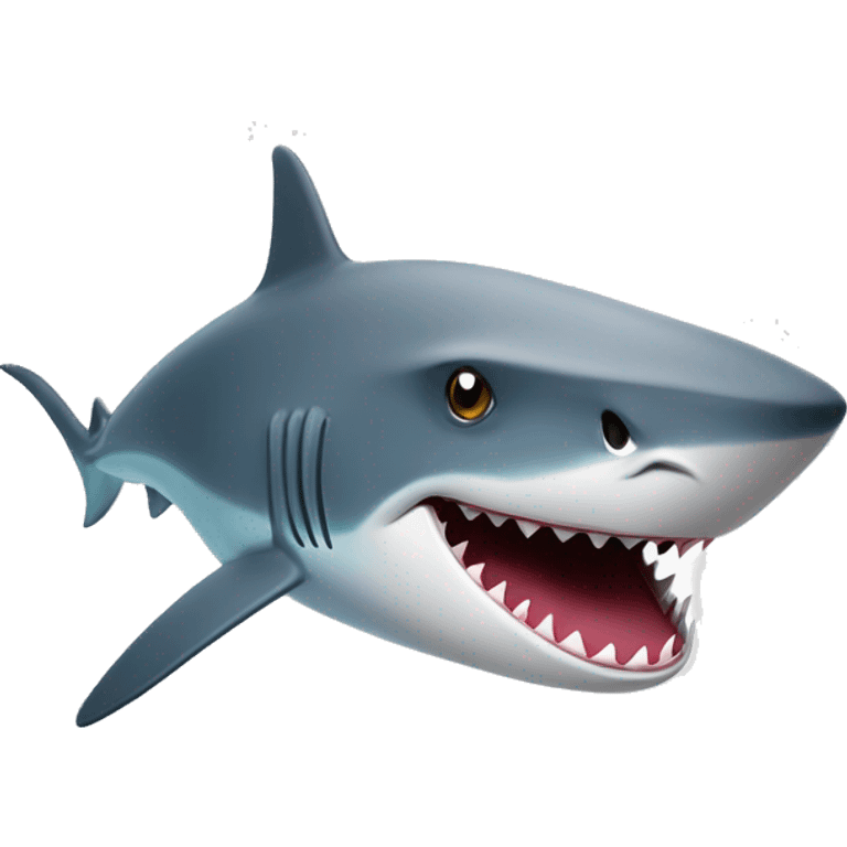 requin avec chapeau en haut de forme emoji