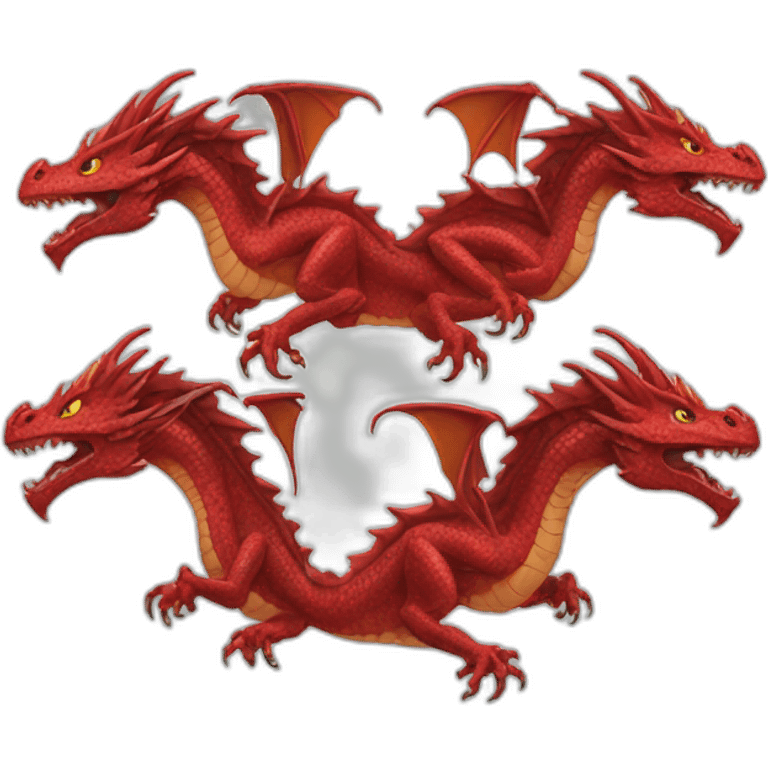 three-headed dragon emoji