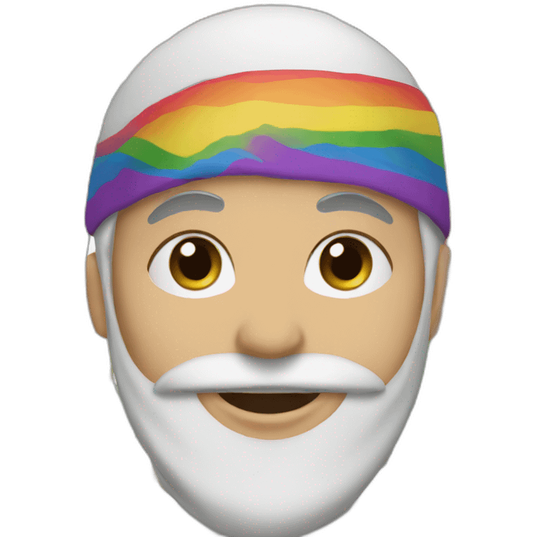 Muslims celebrating pride emoji