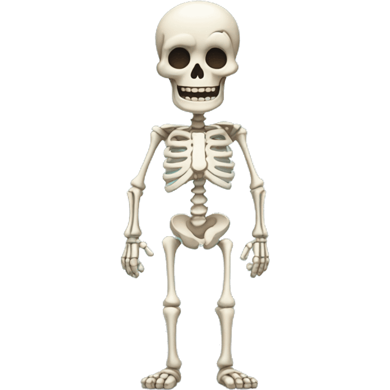 cartoon skeleton emoji