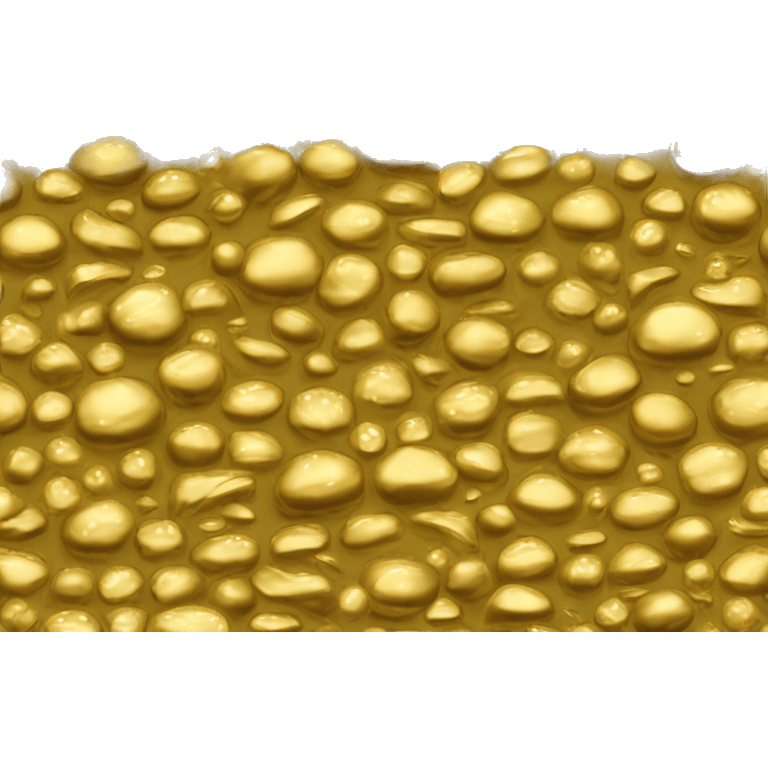 gold color slime emoji