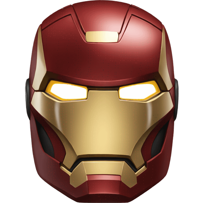 ironman with batmans mask emoji