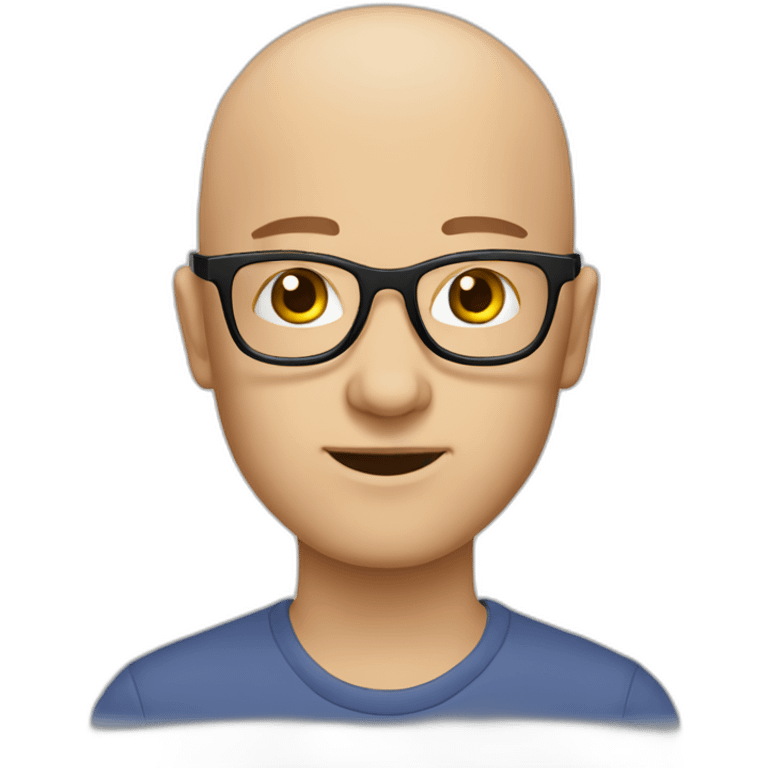 Broňa glasses no hair English teacher emoji