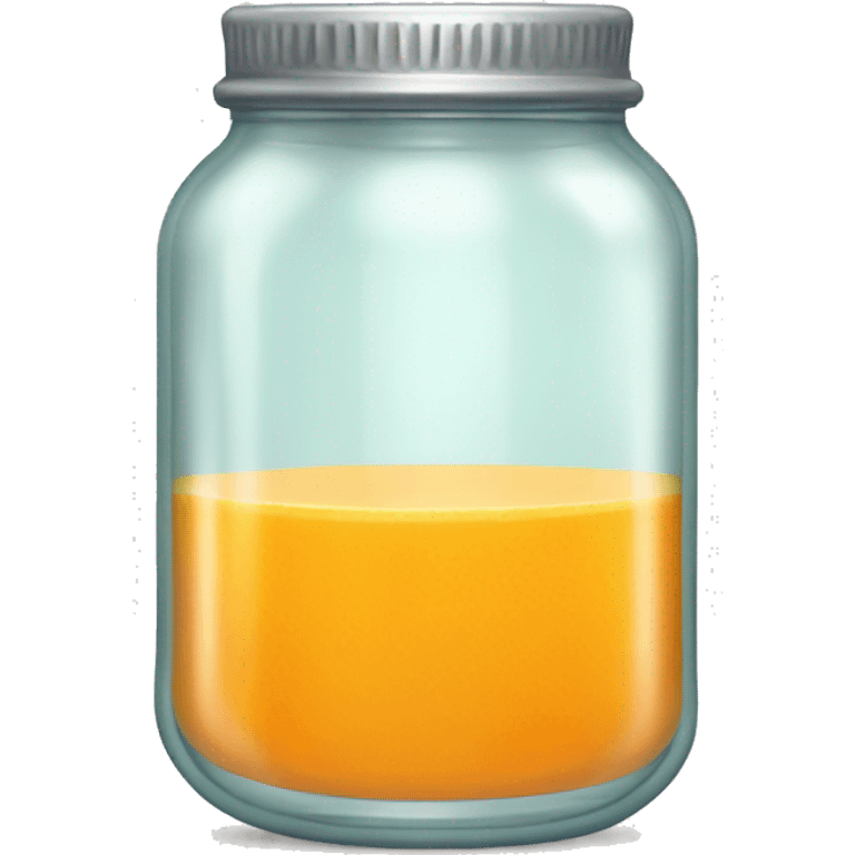 orange juice in jar emoji