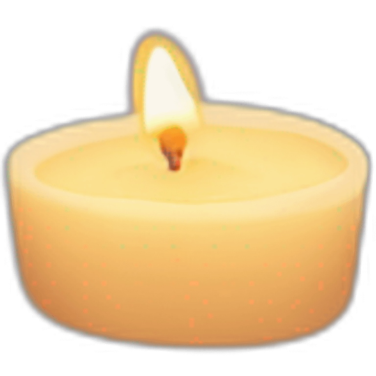 transparent candle emoji