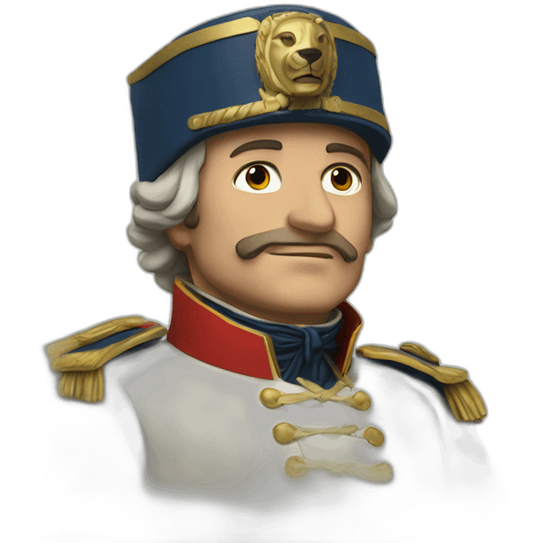 Napoléon à ski emoji