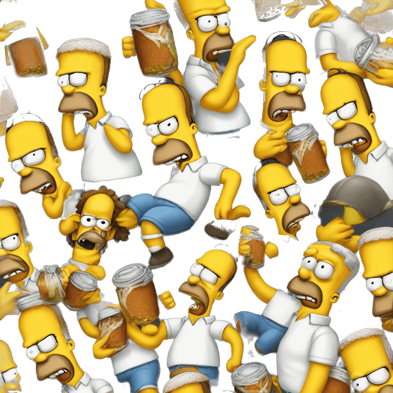 Homer simpsons hangry emoji