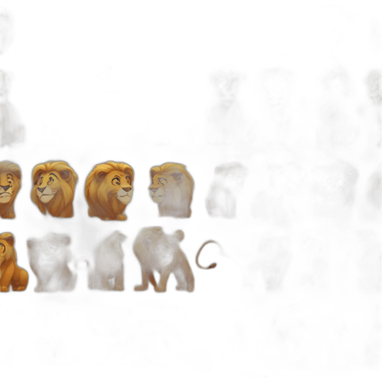 Lion king emoji