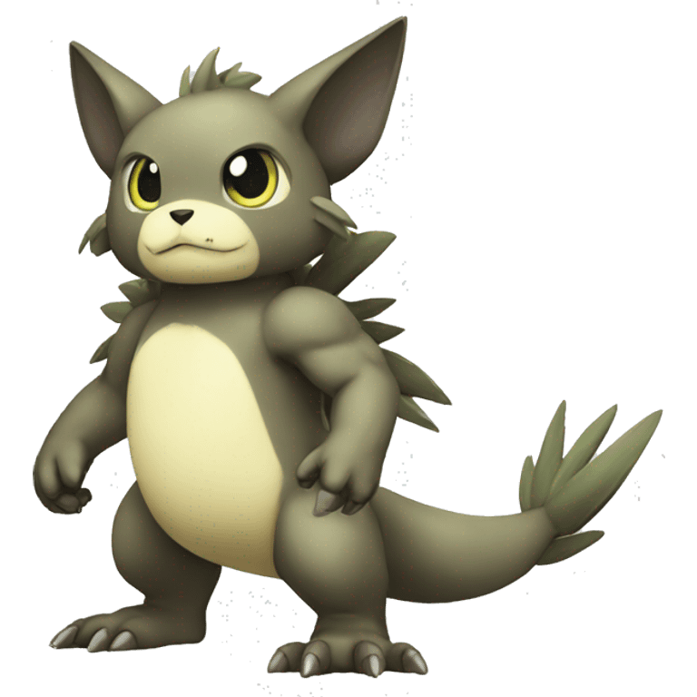 cute cool Digimon-Fakemon-animal full body emoji