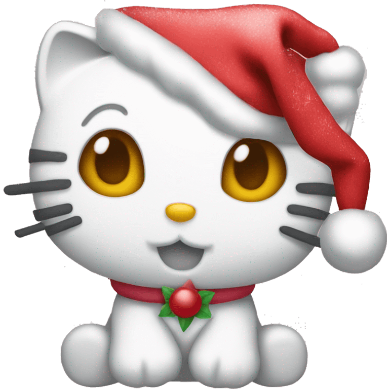 Hello kitty Christmas  emoji